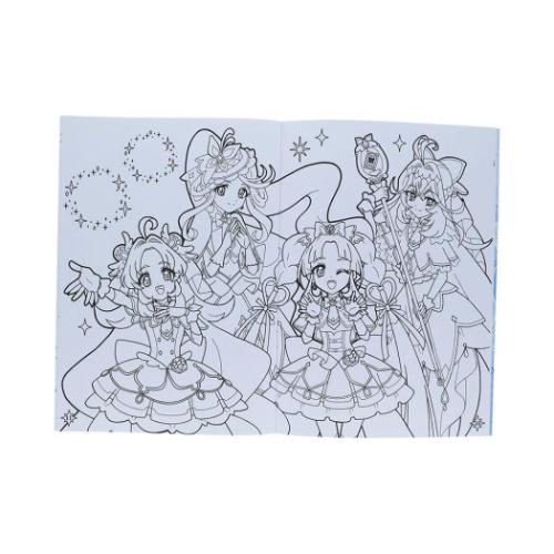 名探偵プリキュア！ グッズ 知育玩具 アニメキャラクター B5ぬりえ B柄