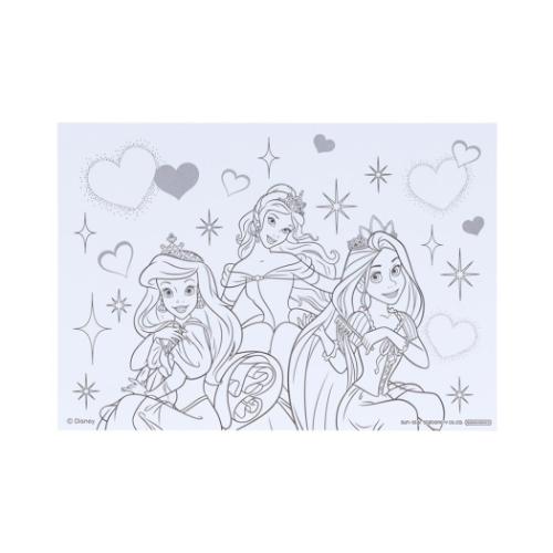 ディズニープリンセス 塗り絵 ぬってかざれる パレットぬりえ ディズニー サンスター文具 ぬり絵 女の子