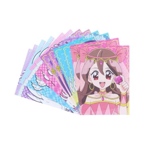 キミとアイドルプリキュア 塗り絵 メイクアップぬりえセット サンスター文具