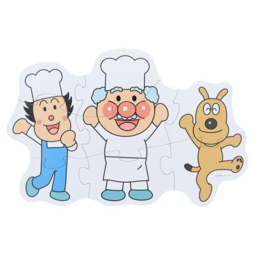 アンパンマン アニメキャラクター 知育玩具 はじめてのジグソーパズル Step2 むらさき サンスター文具