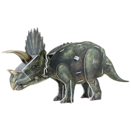 恐竜 おもちゃ パズル アクション立体パズル ディノ・アース トリケラトプス｜cinemacollection｜04