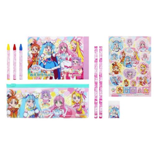 ひろがるスカイ！プリキュア 文房具セット ステーショナリーバッグ 7点セット サンスター文具