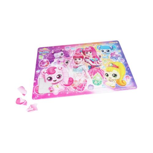 サンスター文具 知育玩具 キラキラ キャッチ！ティニピン パズル65P