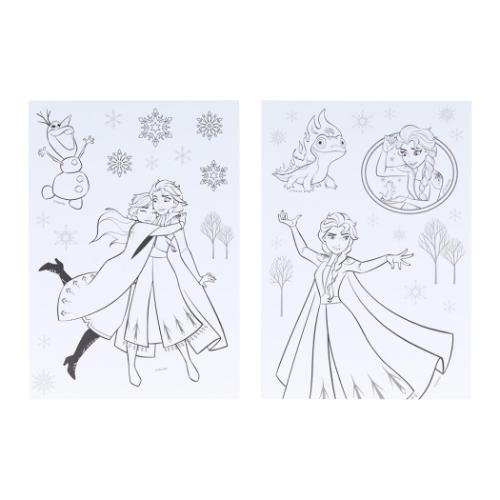 アナと雪の女王 塗り絵 ぬりえdeシール ディズニー サンスター文具 ぬり絵