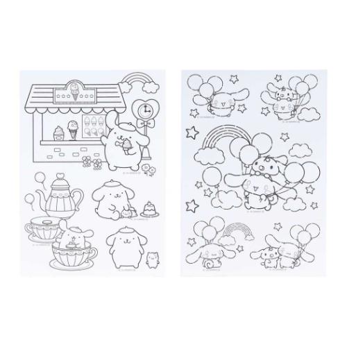 ぬりえdeシール サンリオキャラクターズ 塗り絵 サンリオ サンスター文具