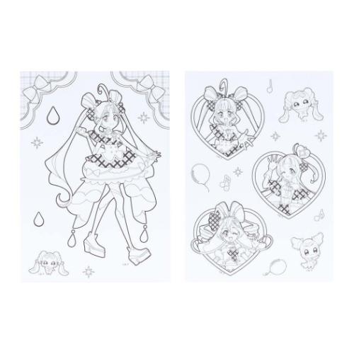 キミとアイドルプリキュア ぬりえdeシール 塗り絵 キャラクター