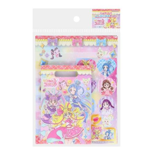 キミとアイドルプリキュア シールつきミニおてがみセット レターセット アニメキャラクター