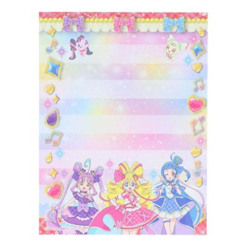 キミとアイドルプリキュア シールつきミニおてがみセット レターセット アニメキャラクター
