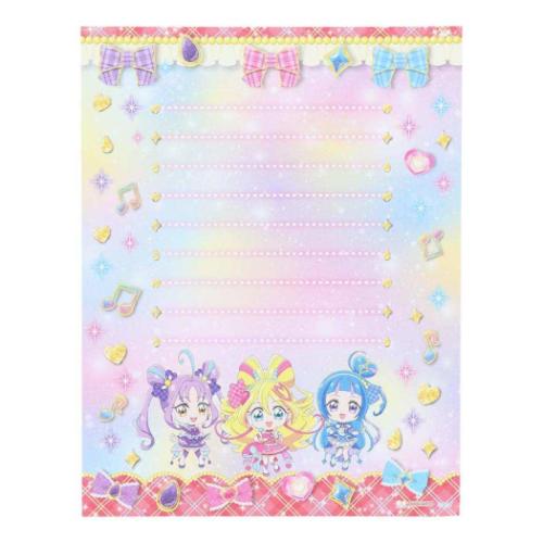 キミとアイドルプリキュア グッズ 手紙セット アニメキャラクター レターセット