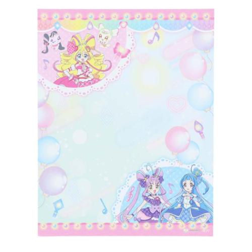 キミとアイドルプリキュア グッズ 手紙セット アニメキャラクター レターセット