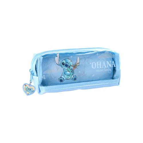 Wファスナーペンケース 筆箱 スティッチ ディズニー サンスター文具