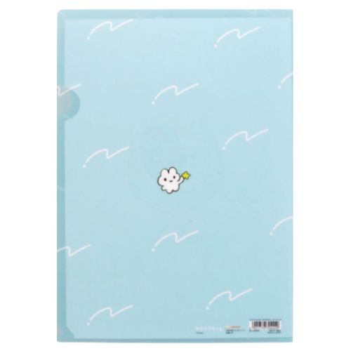 A4シングルクリアファイル クリアフォルダー やさうさちゃん クリームソーダ 新入学 サンスター文具 新学期準備文具