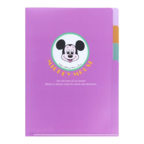 Disney ポケットファイル クリアファイルA5 3P ディズニー