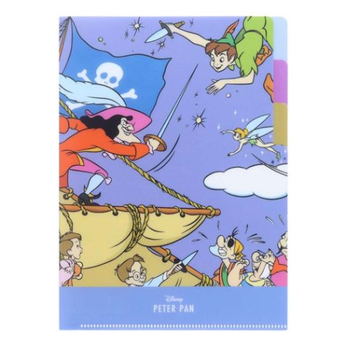 ピーターパン クリアファイル A5 3P 3ポケットA5クリアファイル