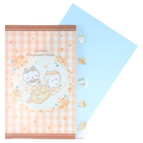 ちいかわ ダイカットクリアファイル5P 5インデックス A4 ポケット