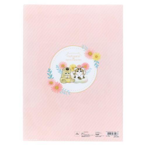 モフサンド A4クリアファイル ダイカットクリアファイル5P ms×sc