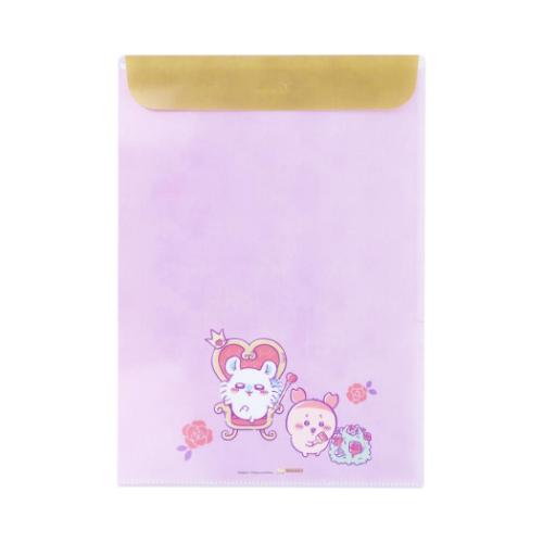 ちいかわ ポケットファイル クリアファイルエンベロープ付 A4 ティー