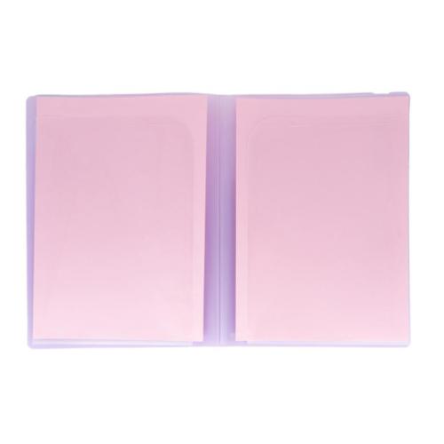 A4クリアファイル mitte ミッテ ゴムバンド付クリアファイル7P sunset