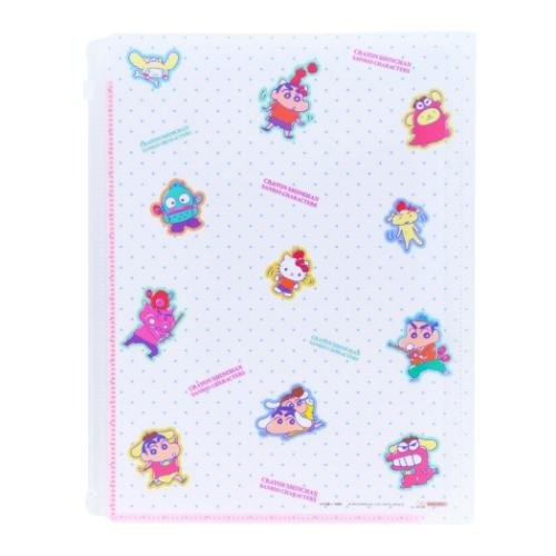 サンスター文具 クレヨンしんちゃんxサンリオキャラクターズ ジップ