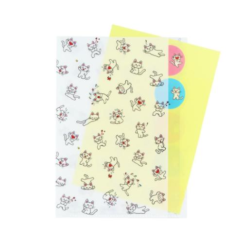ノンタン グッズ ポケットファイル 絵本キャラクター ダイカット