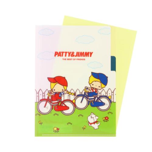 パティ＆ジミー クリアファイルA5 3P 3ポケット ポケットファイル