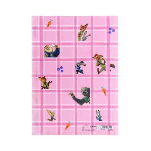 ズートピア ダイカットクリアファイル5P 5ポケット A4 ポケット
