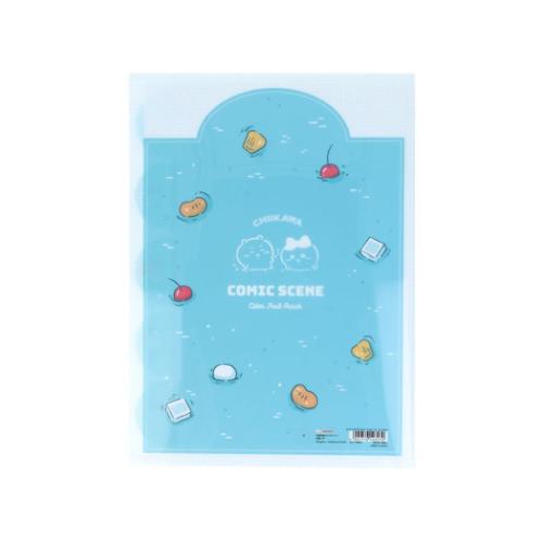 ちいかわ ダイカットクリアファイル5P ポケットファイル フルーツ