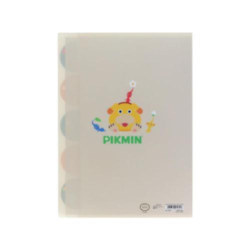 ポケットファイル ダイカットクリアファイル5P 5ポケット A4 ピクミン