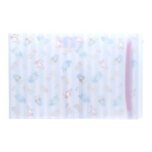 ポケットファイル ゴムバンド付クリアファイル5P＋Ｆ A4 パジャマ くまのプーさん ディズニー サンスター文具 新学期準備文具 キャラクター