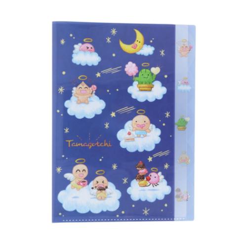 サンスター文具 ポケットファイル たまごっち ダイカットクリア