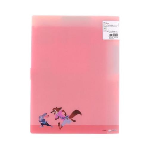 アニメ アニメグッズ キャラクターグッズ クリアファイル まとめ売り ② ズートピア ズートピア2 ボタン付きクリアファイル4P A4 ポケット