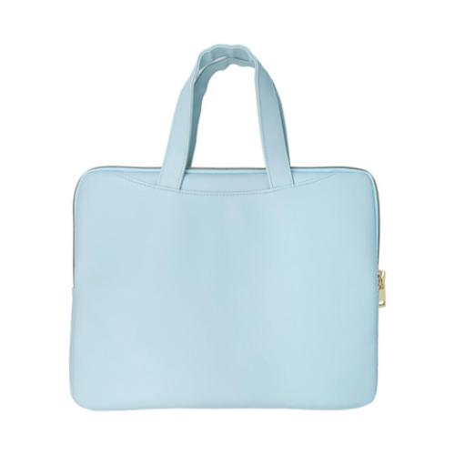 PCケース ノートパソコンケース ライトブルー モフサンド mofusand サンスター文具 14インチノートPC対応 A4サイズ対応 収納ケース