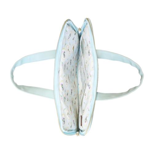 PCケース ノートパソコンケース ライトブルー モフサンド mofusand サンスター文具 14インチノートPC対応 A4サイズ対応 収納ケース