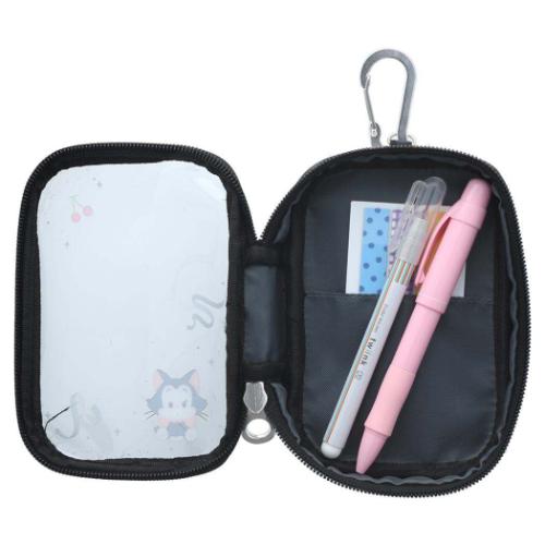 ミニポーチ キャリーポーチ ピノキオ フィガロ サンスター文具 ディズニー 持ち運び 小物入れ