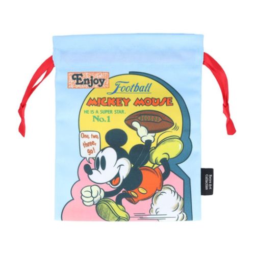 ミッキーマウス ディズニー キャラクター きんちゃく 巾着袋