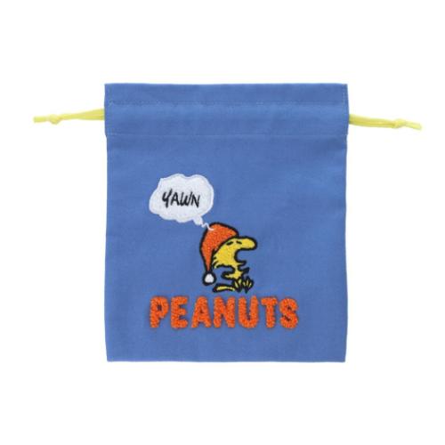 Yahoo! Yahoo!ショッピング(ヤフー ショッピング)スヌーピー グッズ 巾着袋 キャラクター サガラ刺繍巾着 ウッドストック