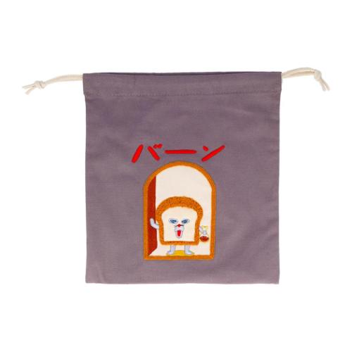 Yahoo! Yahoo!ショッピング(ヤフー ショッピング)サガラ刺繍巾着 パンどろぼう 巾着袋 サンスター文具 C