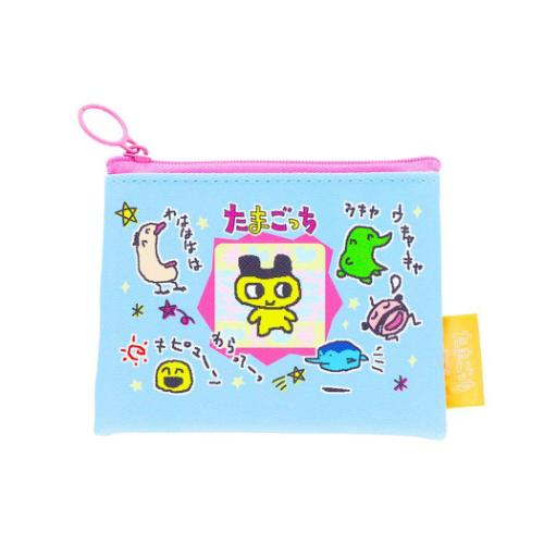 たまごっち キャラクター ミニポーチ フラットポーチ A サンスター文具