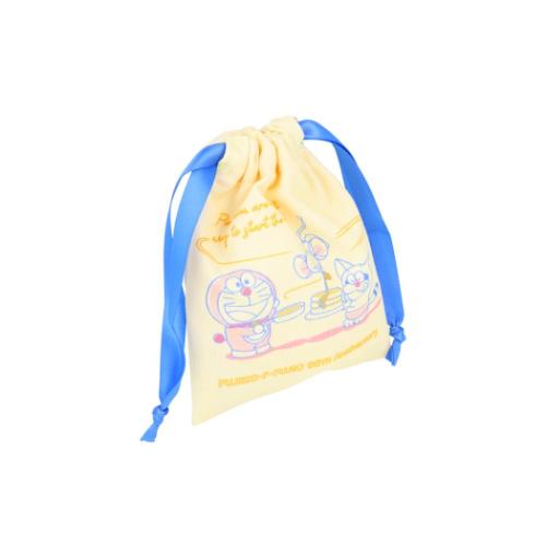 藤子F不二雄 ミニ巾着 巾着袋 コミック イエロー キャラクター グッズ