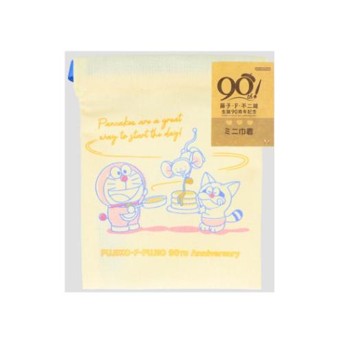 藤子F不二雄 ミニ巾着 巾着袋 コミック イエロー キャラクター グッズ