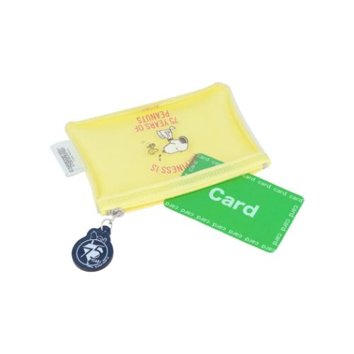 スヌーピー グッズ クリアポーチ キャラクター ミニポーチ PN75周年 D