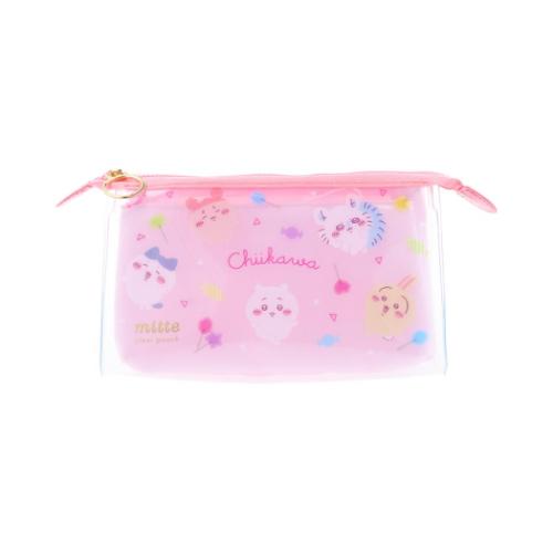 ちいかわ ペンケース クリアポーチ マチ mitte ロリポップ サンスター文具 | ブランド登録なし