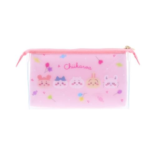 ちいかわ ペンケース クリアポーチ マチ mitte ロリポップ サンスター文具 | ブランド登録なし | 01