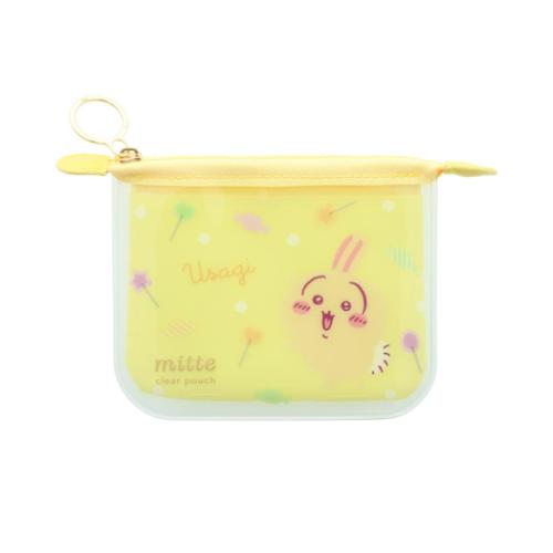 Yahoo! Yahoo!ショッピング(ヤフー ショッピング)ちいかわ クリアポーチミニ フラット mitte ミニポーチ キャラクター うさぎ