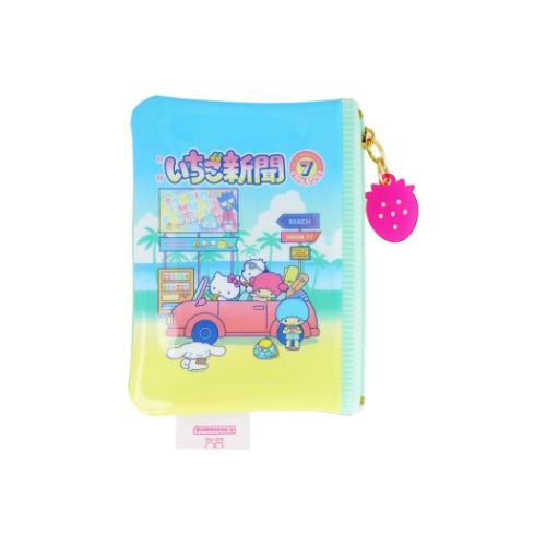 平ポーチ サンリオキャラクターズ ミニポーチ サンリオ いちご新聞 2010s 小物入れ