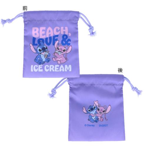 リロ＆スティッチ ミニ巾着 全8種の内どれか1個 ディズニー 巾着袋 キャラクター サンスター文具