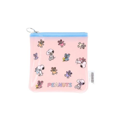 Yahoo! Yahoo!ショッピング(ヤフー ショッピング)スヌーピー グッズ ミニポーチ キャラクター フラットスクエアポーチ パステル