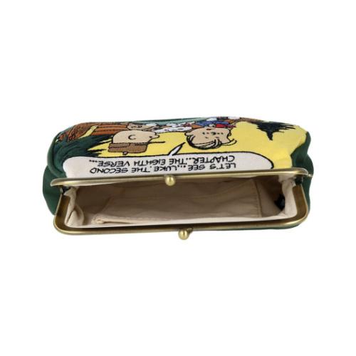 チ*ん様 希少 サンリオ スヌーピー タグ付 昭和レトロ がま口 小銭入