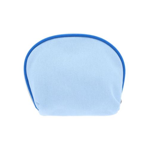 ミニポーチ パペットスンスン ぬいぐるみバッジ付きポーチ PUPPET SUNSUN ブルー 小物入れ