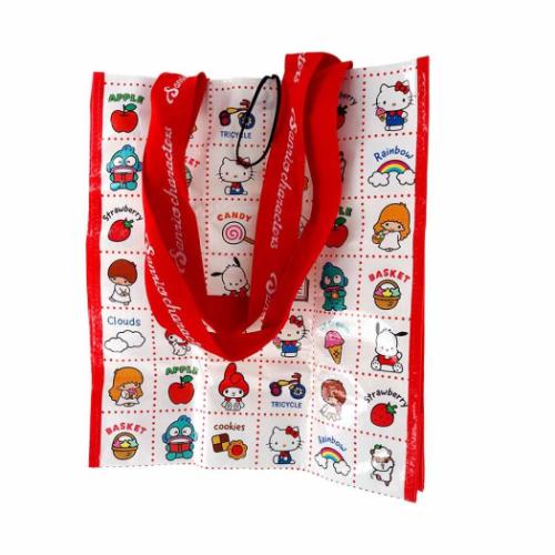 ショッピングバッグ サンリオキャラクターズ ポリエチレンエコバッグ Petit collection サンリオ サンスター文具